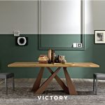 FGF Mobili in legno massello tavolo victory