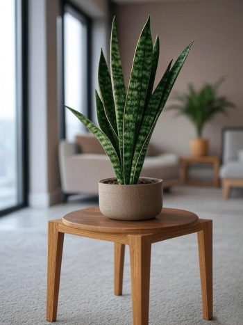 Sansevieria pianta da appartamento per purificare l'aria