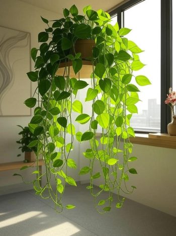 Pothos pianta da appartamento per purificare l'aria