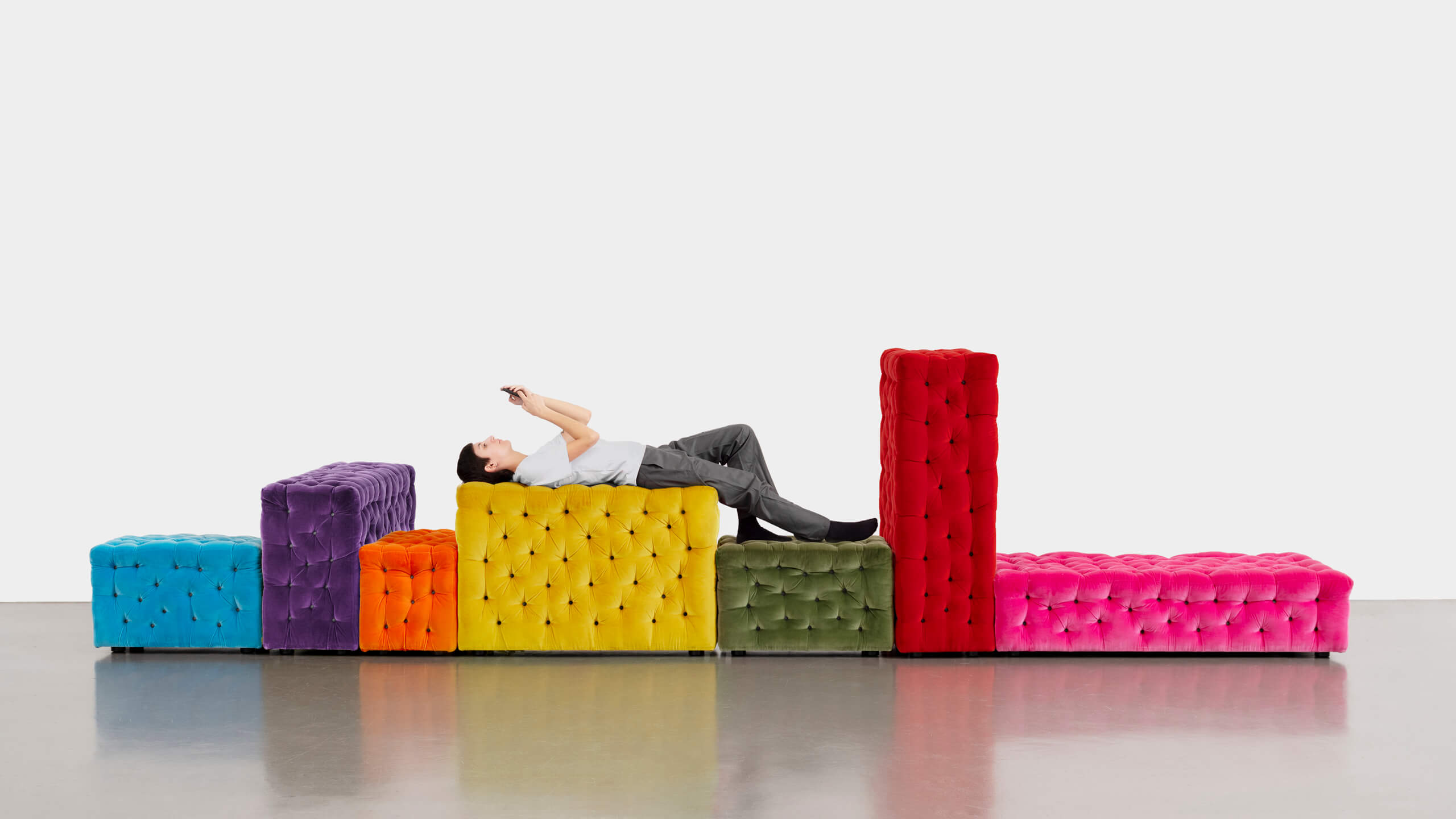 meritalia la michetta divano modulare