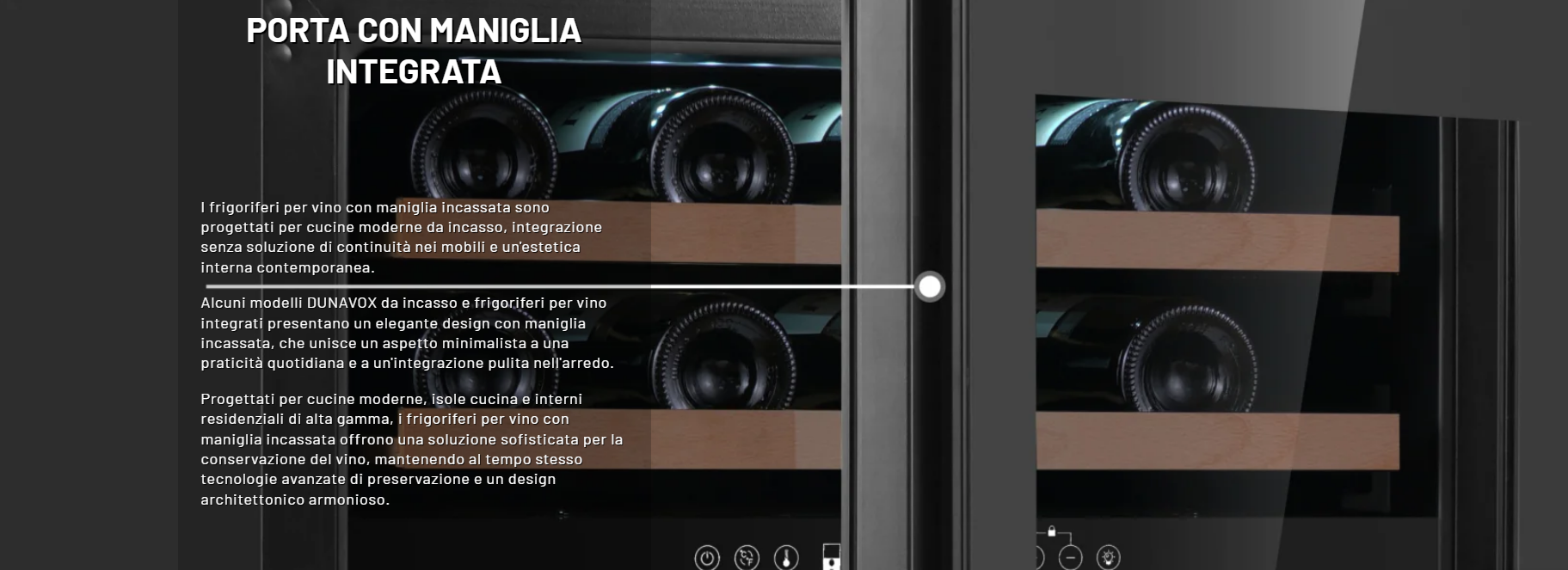 porta con maniglia integrata
